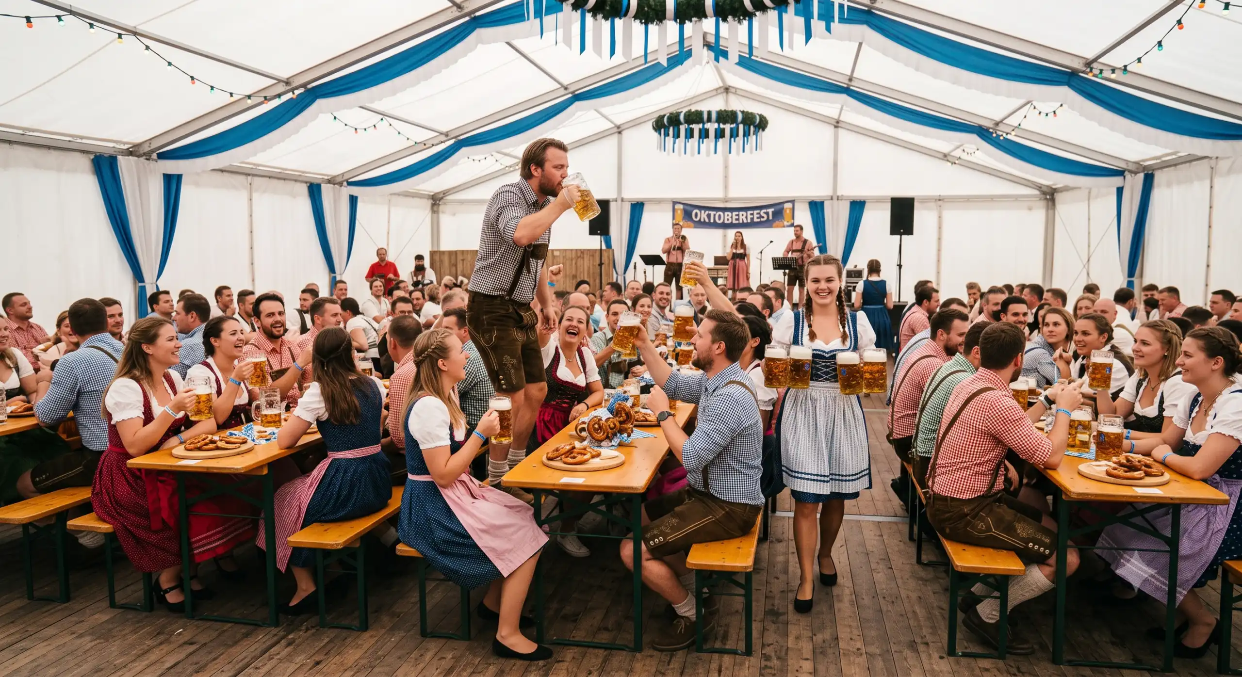 Bedrijfsfeest oktoberfest thema