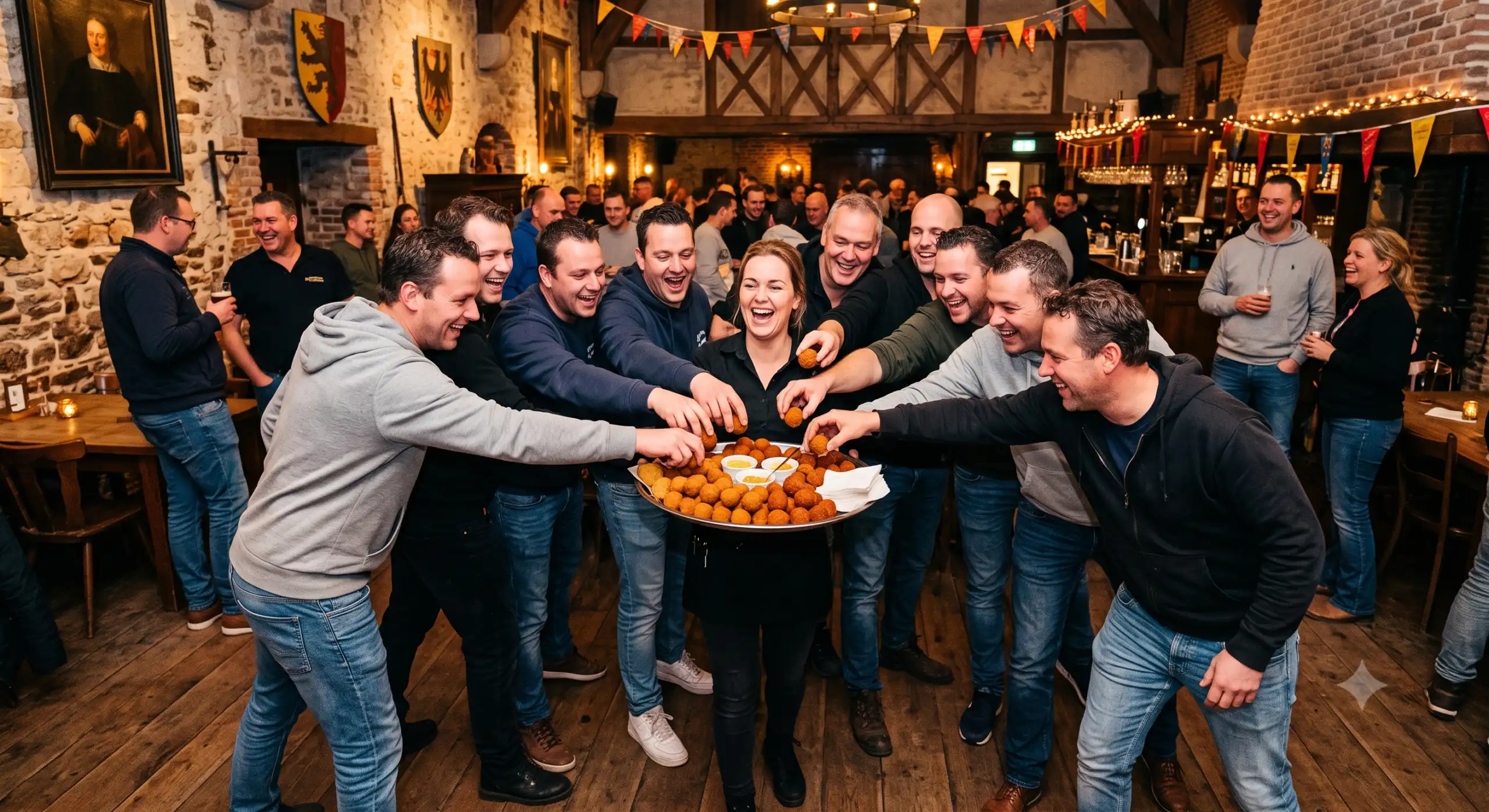 Bedrijfsfeest organiseren tip: Stem het eten af op je gasten
